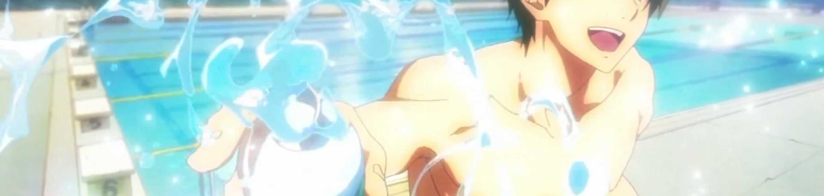 Swimming banner