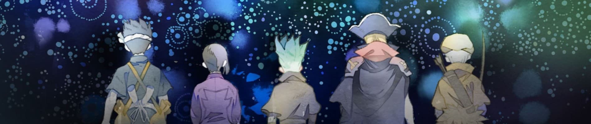 Dr. STONE New World banner