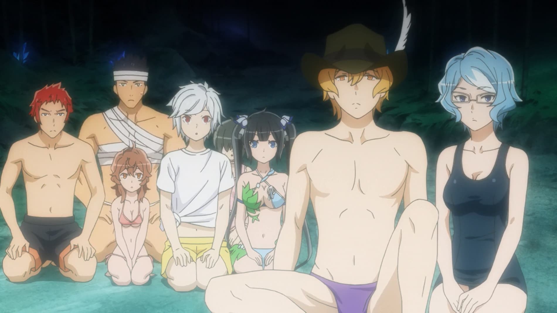Is It Wrong to Try to Pick Up Girls in a Dungeon?: Is It Wrong to Expect a Hot Spring in a Dungeon? banner